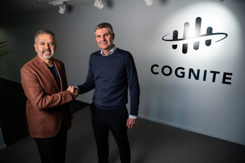 original Girish Rishi, CEO of Cognite, and Dr. John Markus Lervik, Chief Strategy & Development Officer at Cognite. Source: Cognite