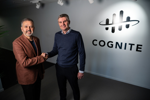 Girish Rishi, CEO of Cognite, and Dr. John Markus Lervik, Chief Strategy & Development Officer at Cognite. Source: Cognite