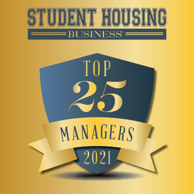 Corvias was recently included in Student Housing Business’ Top 25 Managers of Student Housing, ranking third for on-campus student housing managers and 18th in the overall list. Corvias is one of the largest on-campus student housing managers in the United States, partnering with 15 colleges across six states. (Graphic: Business Wire)