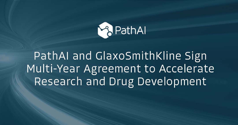 PathAI and GlaxoSmithKline Sign Multi-Year Agreement (Graphic: Business Wire)