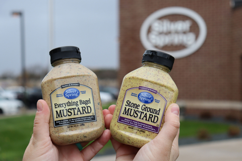 Everything Bagel and Stone Ground Mustards by Silver Spring Foods. (Photo: Business Wire)