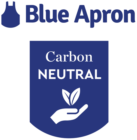 Blue Apron achieved its carbon neutral goal and is now working towards implementing systematic reductions designed to achieve a longer-term goal of net zero. (Graphic: Business Wire)