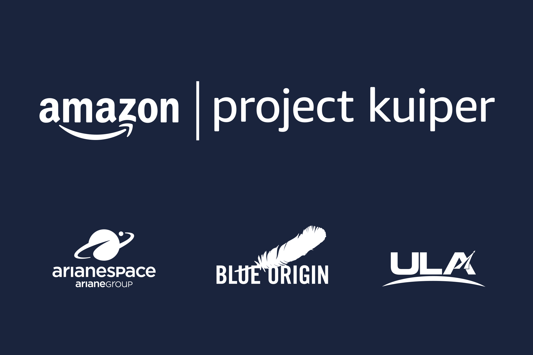 signs rocket deal with Blue Origin, Arianespace, ULA for Project  Kuiper internet satellites