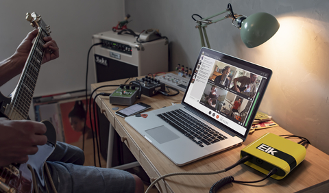 original Elk LIVE's award-winning low latency technology enables artists, musicians, producers, and educators across a wide range of genres including artists from Foreigner, the San Francisco Opera, 5606, Ikiz Cabin Crew, and many more to remotely collaborate, rehearse, record, coach and experiment together in realtime. (Photo: Business Wire)