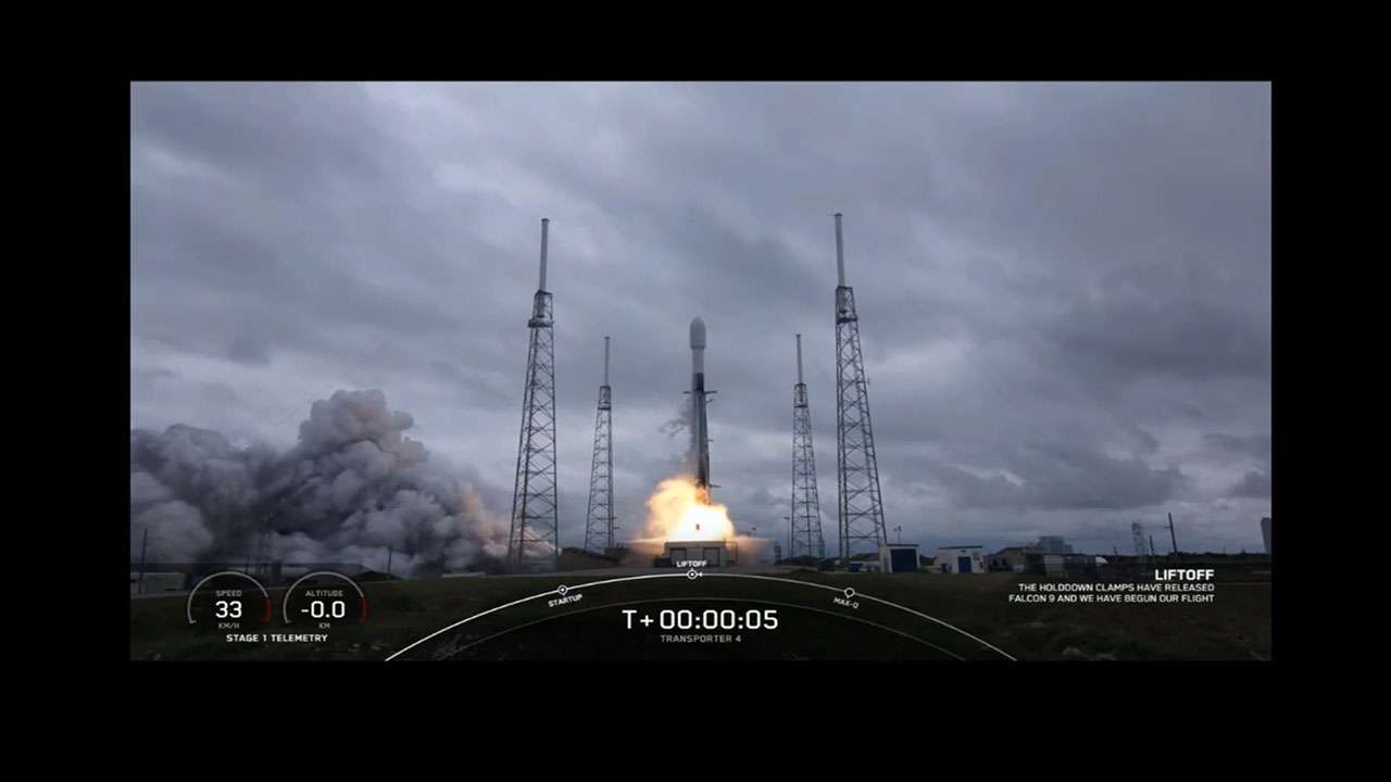 Watch the world’s 1st commercial cell-tower-in-space launch and deploy from SpaceX Falcon 9 on April 1, 2022.
