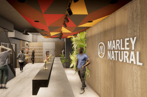 Several prime retail sites have already been secured, and the first Marley Natural dispensary will open at 1887 Avenue Road, Toronto on Tuesday, April 12 from:10 am to 8 pm EST. Future locations are planned across Canada, with 35 stores expected by 2030. (Photo: Business Wire)