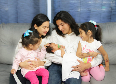 Max Vargas and his family. Vargas, a nationally recognized policy, legal, and community leader, has been named Vice President of Economic Justice at the Latino Community Foundation. (Photo: Business Wire)