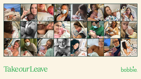 Over half of the Bobbie team has had a baby in the last two years. #TakeOurLeave (Photo: Business Wire)
