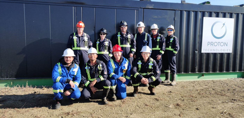 thumbnail Proton's early hydrogen separation box in Saskatchewan Canada (Photo: Business Wire)