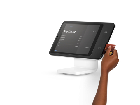 Today, Square unveils the next generation of Square Stand, the company’s iconic countertop device that turns an iPad into a powerful, robust point of sale system that sellers can use to run their entire business. (Photo: Business Wire)