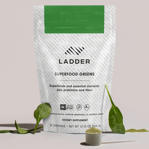 Ladder unveils new and improved version of one of its most popular products – Superfood Greens, featuring probiotics, plant-based ingredients and a refreshing lemon-ginger flavor. (Photo: Business Wire)