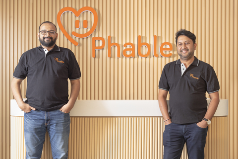 original L-R: Sumit Sinha and Mukesh Bansal, Co-Founders, PhableCare (Photo: Business Wire)