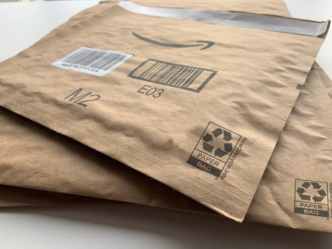 original Georgia-Pacific expanded manufacturing capacity for its curbside recyclable padded mailers by 350%. GP has been supplying the recyclable mailers to Amazon since 2020 and will now have sufficient capacity to serve additional e-commerce customers looking for a cost-competitive alternative to plastic mailers or boxes. The GP mailers offer protection in a lightweight and flexible design, which helps shippers save money on freight. The mailers also are designed to be easy to pack, which can improve warehouse efficiency. (Photo: Business Wire)