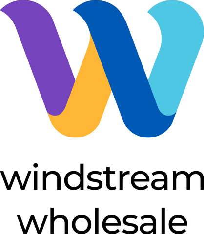 The new Windstream Wholesale logo symbolizes fluidity in motion. (Graphic: Business Wire)