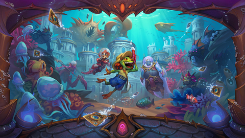 Hearthstone Voyage to the Sunken City Key Art (Graphic: Business Wire)