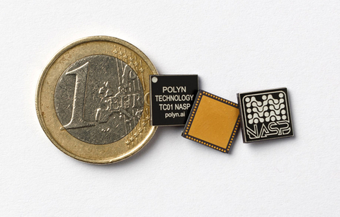 The POLYN Technology Neuromorphic Analog Signal Processor (NASP) chip is designed to mimic the way the human brain perceives and learns. (Photo: Business Wire)
