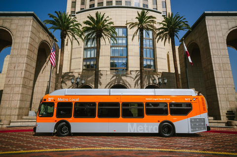 Clean Energy's renewable natural gas (RNG), a sustainable fuel made from organic waste, powers 1,417 LA Metro transit buses. (Photo: Business Wire)