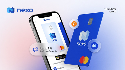 The Nexo Card – the first crypto-backed card that allows users to spend without selling their digital assets. (Graphic: Business Wire)