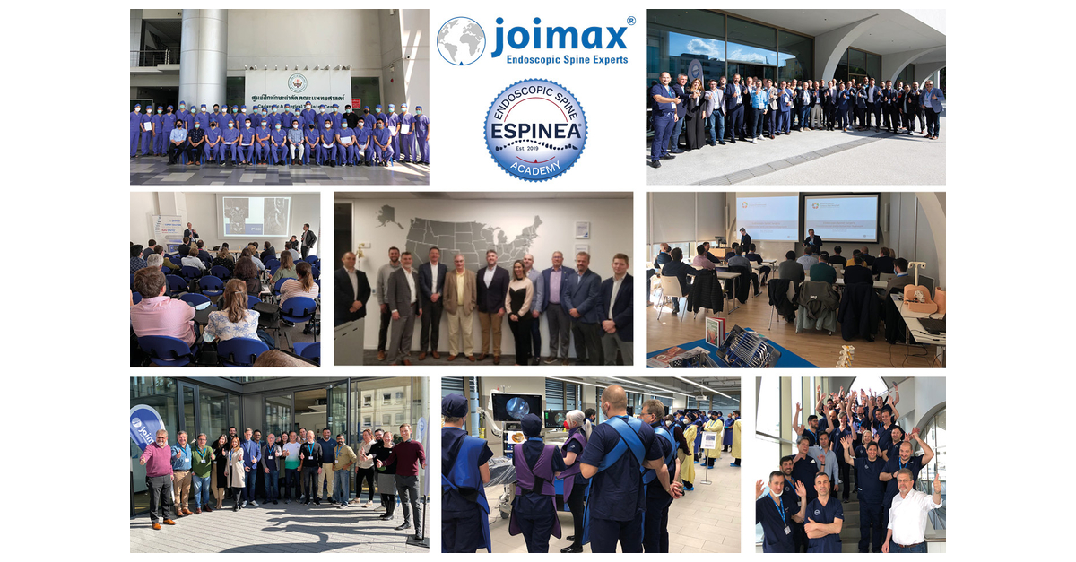 joimax® gibt einen deutlichen Anstieg der Besucherzahlen bei seinen ESPINEA®-Workshops und Rekordeinnahmen bekannt