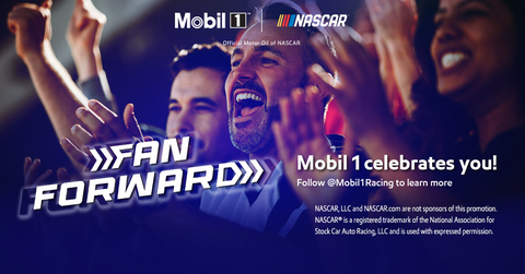 Mobil 1™ is offering fans exclusive opportunities to experience NASCAR-sanctioned races throughout the 2022 NASCAR® racing season. (Graphic: Business Wire)
