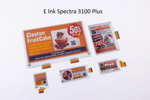 E Ink Launches Spectra™ 3100 Plus Five-Color ePaper (Photo: Business Wire)