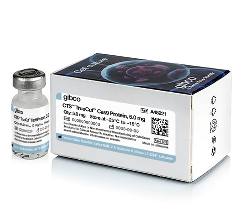 original The new GMP-manufactured Gibco CTS TrueCut Cas9 Protein from Thermo Fisher Scientific supports use of genome editing for research and manufacturing applications, including CAR T-cell therapy research. (Photo: Business Wire)