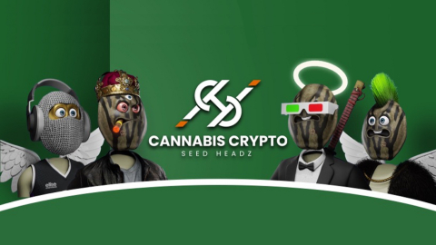 Cannabis Crypto Seed Headz NFT (Graphic: Business Wire)