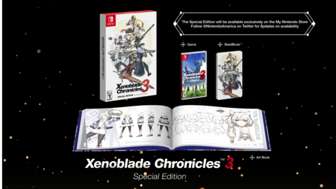 A Special Edition of the game will also be available via the My Nintendo Store, including package artwork from Masatsugu Saito, a full-color 250-page+ hardcover art book and a steel case. More details about the Special Edition will be revealed in the future. (Graphic: Business Wire)
