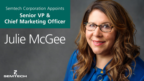 Semtech Names Julie McGee as Chief Marketing Officer (Graphic: Business Wire)