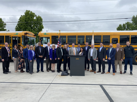Modesto City Schools will leverage The Mobility House's charging and energy management solution, ChargePilot, to optimize charging strategies for the district's new 30-vehicle electric bus fleet. (Photo: Business Wire)
