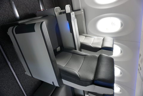 Breeze's new Airbus A220s have 36 First Class seats onboard (Photo: Business Wire)