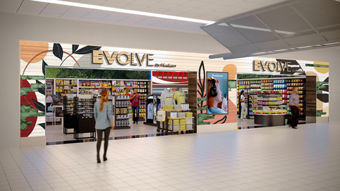 Rendering of Evolve by Hudson at Ontario International Airport (Photo: Business Wire)