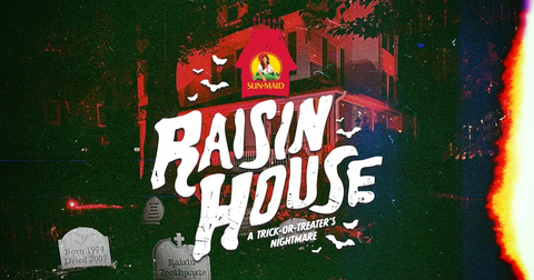 original Sun-Maid wins two gold REGGIE Awards for its Halloween brand activation - The Raisin House. (Photo: Business Wire)