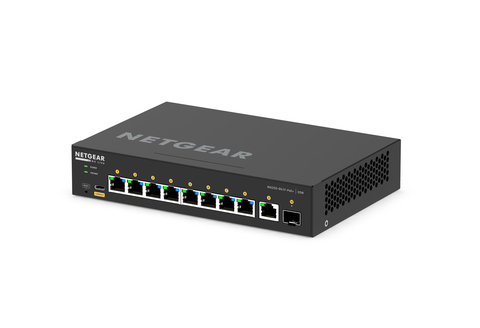 New NETGEAR M4250 desktop switches allow for streamlined installation in a range of space-limiting applications. (Photo: Business Wire)