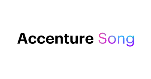Accenture today announced that Accenture Interactive will now go to market as Accenture Song. (Graphic: Business Wire)