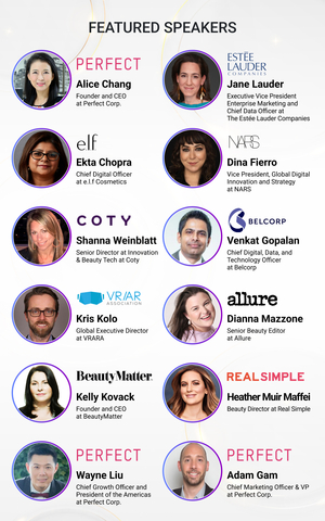 Featured Speakers for the 2022 Global Beauty and Fashion Tech Forum (Photo: Business Wire)