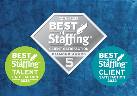 Automation Personnel Services won the ClearlyRated Best Of Staffing Client Award for the seventh consecutive year and the Best Of Staffing Talent Award for the fourth year in a row in 2022. (Graphic: Business Wire)