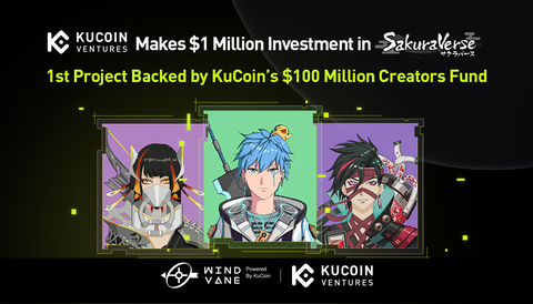 KuCoin Ventures Makes $1 Million Investment in SakuraVerse (Graphic: Business Wire)
