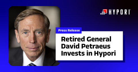 General David Petraeus invests personal capital in Hypori. (Photo: Business Wire)