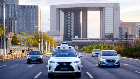 A Pony.ai driverless public facing robotaxi in Beijing, April 2022 (Photo: Business Wire)