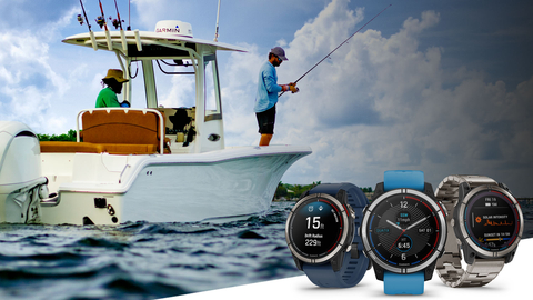 Garmin's quatix 7 Series is a premium, purpose-built marine smartwatch featuring a vivid, new touchscreen display, several new boating features and a host of health and wellness features that offer support for the active lifestyles of boaters, anglers and sailors alike. (Photo: Business Wire)