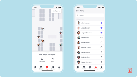 original Find and identify coworkers more easily by seeing their smiling faces (Graphic: Business Wire)