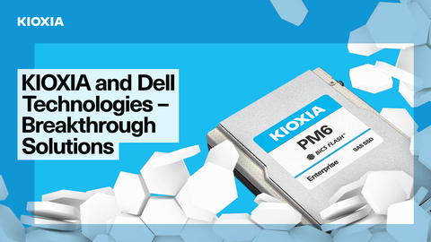 At Dell Technologies World, KIOXIA will demonstrate how its innovative SSDs are accelerating customer application performance and enabling product breakthroughs. (Graphic: Business Wire)