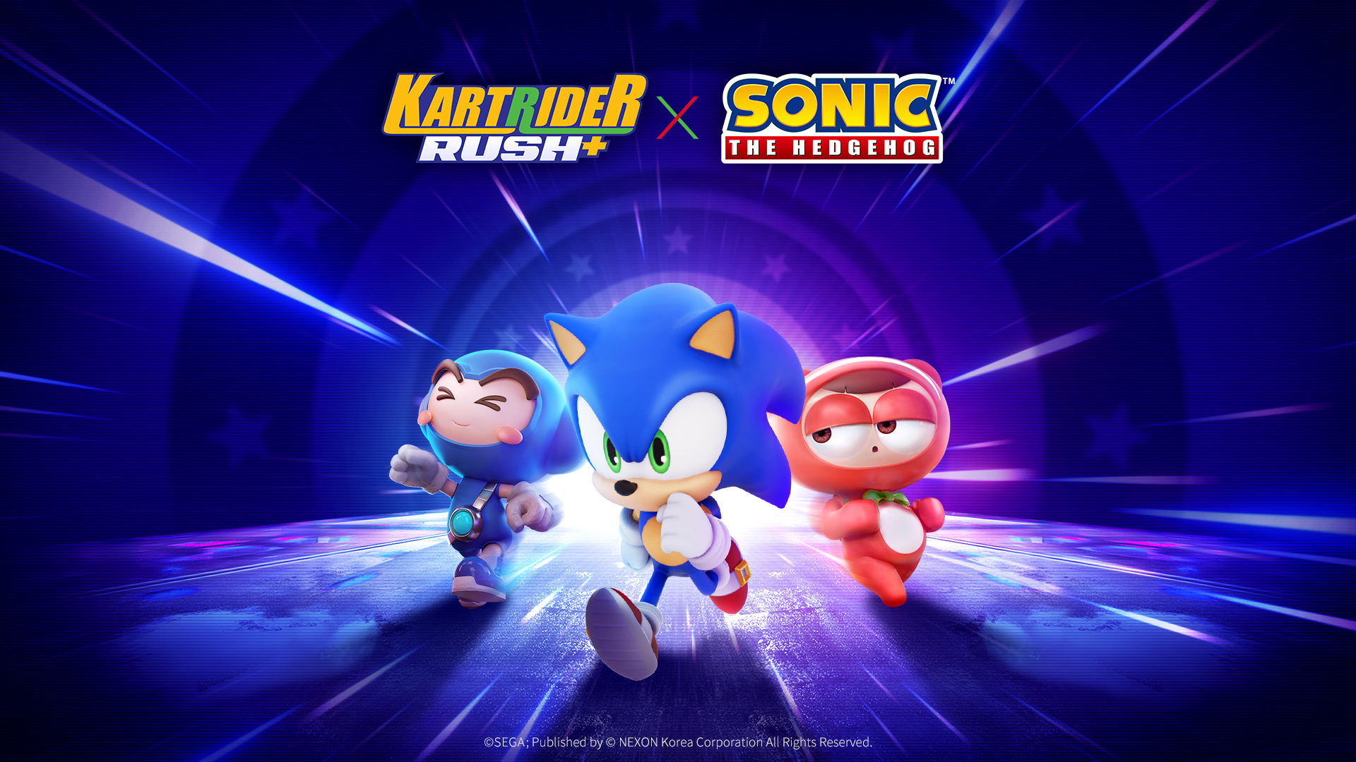 KartRider Rush+ Joins Forces With SEGA's Sonic The Hedgehog!