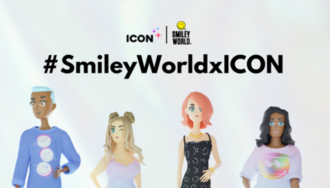 original Epik collaborates with Smiley to create virtual fashion pieces for Ready Games’ app ICON Avatar Fashion Universe. (Graphic: Business Wire)