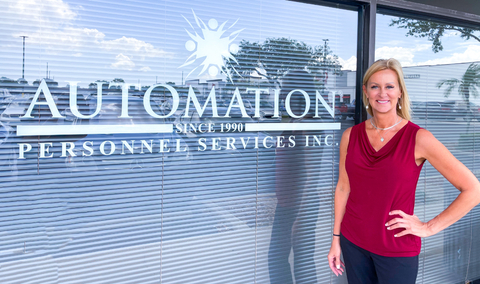 Amanda Pruitt, Branch Manager of Automation Personnel Services Tampa. Automation Personnel Services was recently ranked #2 among the top six staffing agencies in the Tampa-St. Petersburg by the industry experts Find My Profession. (Photo: Business Wire)