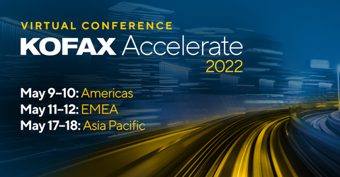 original Kofax Accelerate 2022 Customer & Partner Event Focuses on Automation Innovation and Customer Success (Graphic: Business Wire)