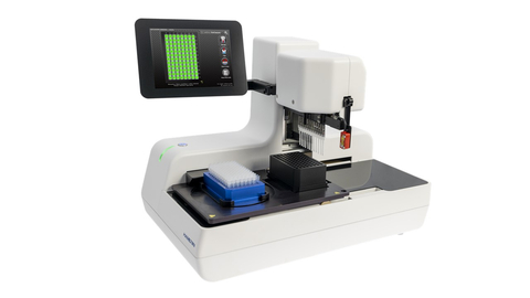 The RHINOstic(TM) Automated Nasal swabs work with a variety of automated decappers to create hands-free diagnostics workflows from the point the sample enters the lab with rapid 2D barcode accessioning through decapping and aliquoting samples into microplates containing assay master mix, removing costly labor and errors. (Photo: Business Wire)