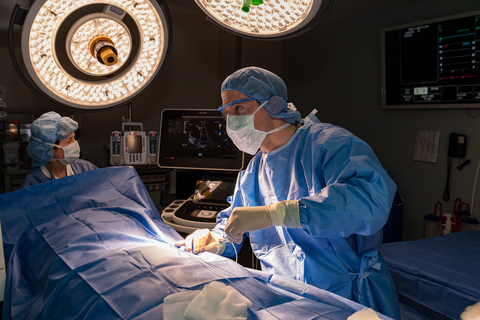 Northwell Health interventional cardiologist performs an angioplasty procedure. Photo credit: Northwell Health