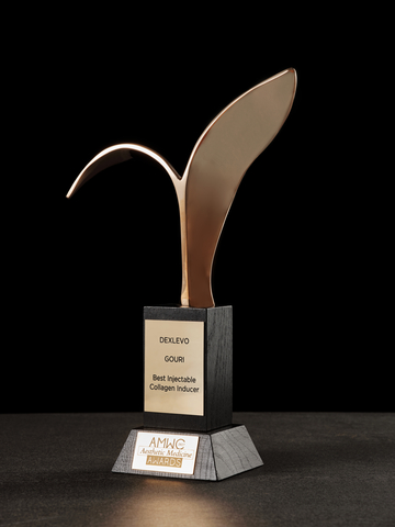 thumbnail DEXLEVO's GOURI won the Best Injectable; Collagen Inducer category at the 20th AMWC Awards in Monaco. (Photo: Business Wire)